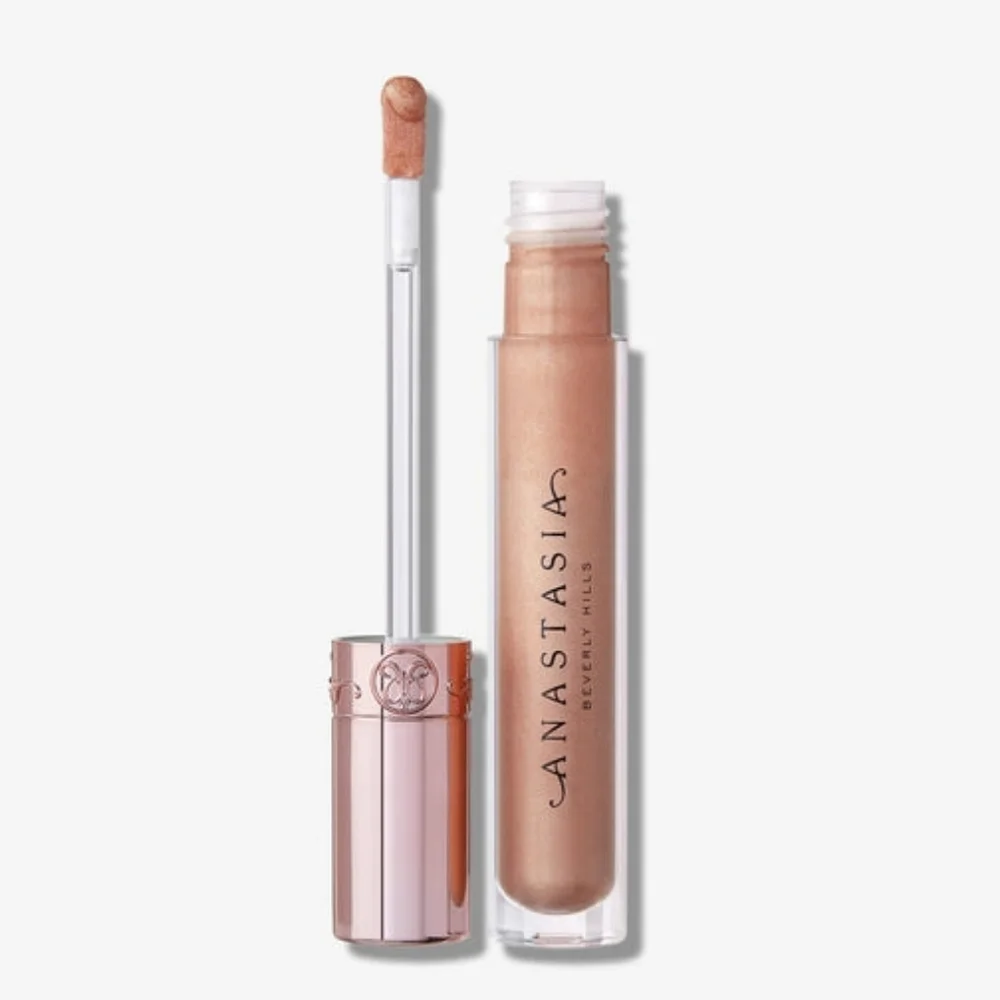 Honey Kiss Anastasia Beverly Hills Lip Gloss Metallic Gold Brand New In Box